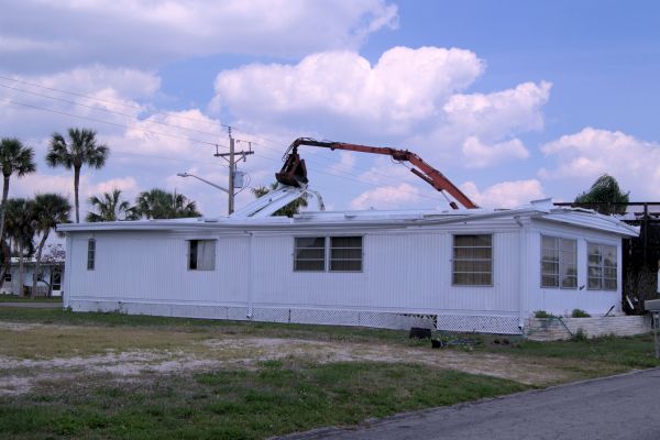 Mobile Home Demolition in Barrington