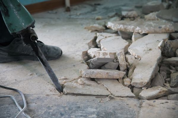 Cement Slab Removal in Barrington