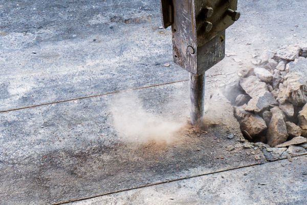 Concrete Patio Removal in Barrington