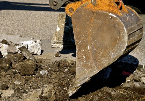 Cement Pad Demolition in Barrington
