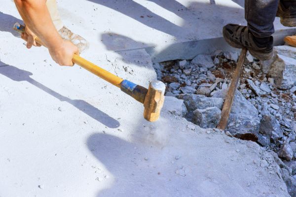 Concrete Pavement Demolition in Barrington