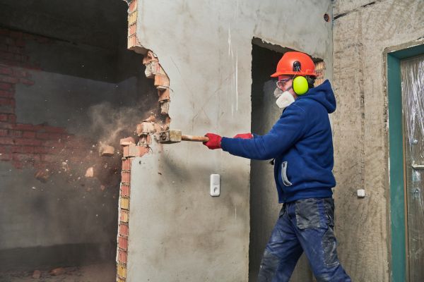 Concrete Wall Demolition in Barrington