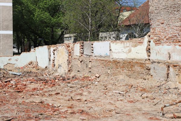 Brick Wall Demolition in Barrington