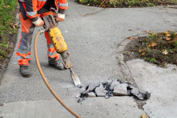 Concrete Sidewalk Removal in Barrington